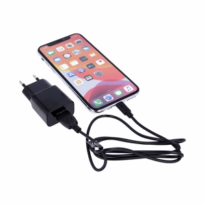 Maxlife MXTC-01 laadija 1x USB 1A must + microUSB kaabel