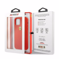 Ferrari FESSIHCP13SRE iPhone 13 mini 5.4" punane/punane kõvakaaneline silikoonist ümbris