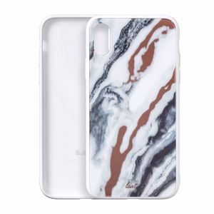 Laut MINERAL GLASS ümbris seadmele iPhone XS Max, mineraalvalge