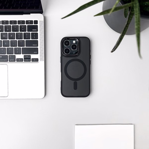 Fashion Ümbris with MagSafe jaoks Samsung Galaxy A56 5G - must