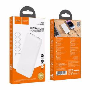 HOCO akupank 10000 mAh 2A J128 valge