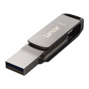 MEMORY DRIVE FLASH USB3.1 64GB/D400 LJDD400064G-BNQNG LEXAR