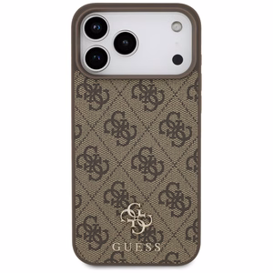 Guess 4G Small Classic Logo MagSafe Ümbris jaoks iPhone 17 Pro Max - Brown
