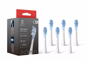 Oclean Ultra Clean UC03 W06 vahetusharjapead, 6 tk – valged