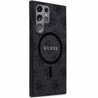 GUESS ümbris jaoks SAMSUNG S24 Ultra compatible with MagSafe GUHMS24LG4GFRK (4G Ring classic logo) must
