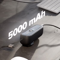 SBS Hybrid PD 20W 5000mAh energiapank sisseehitatud kaabli ja kokkupandava pistikuga - must