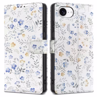Tech-Protect Wallet Ümbris jaoks iPhone 16e - Daisies with Leaves