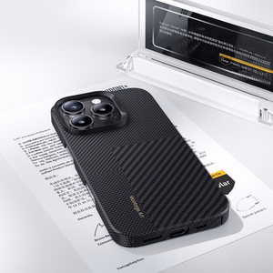 Benks Montage Magnetic Armor Air Kevlar чехол с рамкой PC 600D+1500D (MB66) для Iphone 16 Pro Max черный
