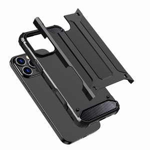 Hybrid Armor iPhone 16 Pro Ümbris - Must