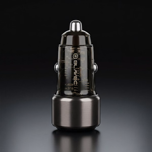 Blavec Автомобильное зарядное устройство BS-05B-C Nitro — USB + Type C — QC 3.0 18W PD 65W с кабелем Type C — Type C (CCBS05BCN-UCB) чёрный