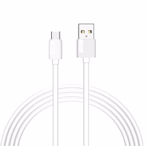 CABLE T-PHOX NETS TYPE-C WHITE 3A ; PVC ; 1,2M