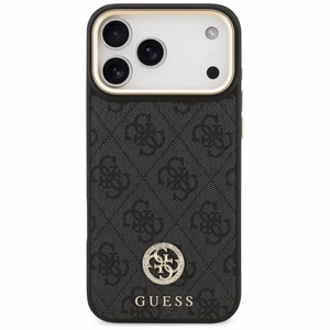 Guess 4G Strass Logo MagSafe Ümbris jaoks iPhone 17 Pro Max - Must