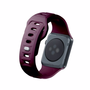 3mk silikoonrihm Apple Watchile, 38/40/41/42 mm, Mulberry, väike suurus