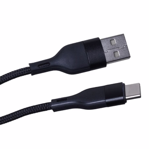 Maxlife MXUC-07 кабель USB - USB-C 1,0 m 3A черный нейлон