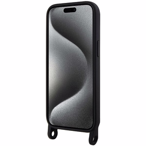 Karl Lagerfeld KLHCP15SSCBSCNK iPhone 15 6.1" hardcase must/must Crossbody Silicone Choupette