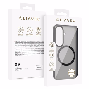 Liavec Soft Case Metal Frame для Samsung Galaxy S26 Plus чёрный