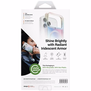 Uniq Iridescia Ümbris jaoks iPhone 17 Pro Max Magclick Charging - Multicolor