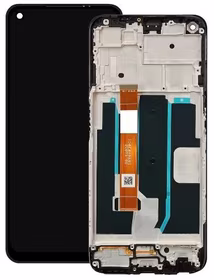 LCD screen OnePlus N200 5G koos touch screen ja frame Must original (used Grade C)