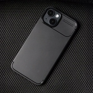 Carbon must ümbris for iPhone 16 6,1"