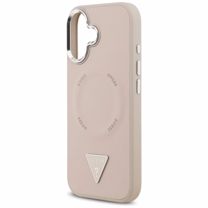 GUESS ümbris jaoks IPHONE 17 compatible with MagSafe GUHMP17SPSDTSCMP (PU W/ Triangle Logo) roosa