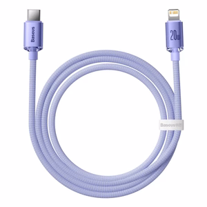 USB kaabel Baseus CAJY000205 violetne Type-C / Lightning 200cm (kuni 20W)