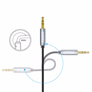 Choetech AUX002 kaabel mini jack 3.5mm (male) / mini jack 3.5mm (male) 1.2m - must