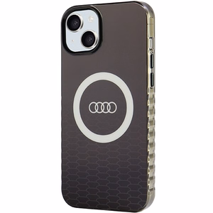 Audi IML Big Logo MagSafe ümbris jaoks iPhone 15 Plus / 14 Plus - must