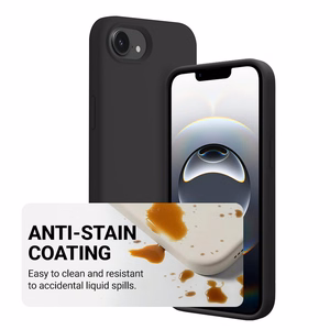Crong Color Cover Magnetic MagSafe ümbris seadmele iPhone 17e / 16e, must