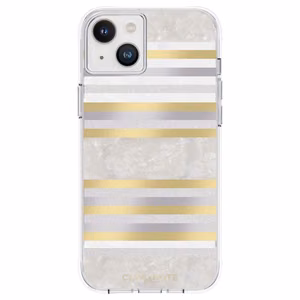 Case-Mate Pearl Stripes MagSafe ümbris seadmele iPhone 14 Plus, pärlmutrikaunistusega