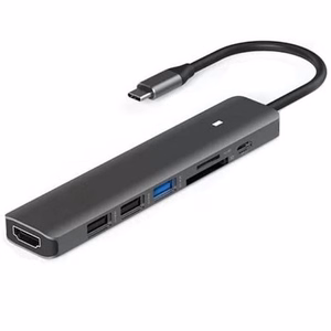 USB Type-C adapter – HDMI, 3 × USB Type-A, SD, TF, USB Type-C PD100W