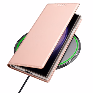 Dux Ducis Skin Pro ümbris jaoks Samsung S24 Ultra with flap - roosa