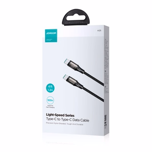 Joyroom Light-Speed ​​Series S-A25 USB-C / USB-C kaabel 100W 1.2m - must