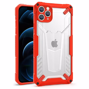 Tel Protect Hybrid Ümbris jaoks Iphone 11 Pro Punane