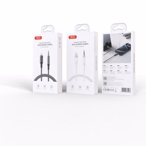 XO audiokaabel NB-R279A Lightning - jack 3,5mm 1,0m, valge