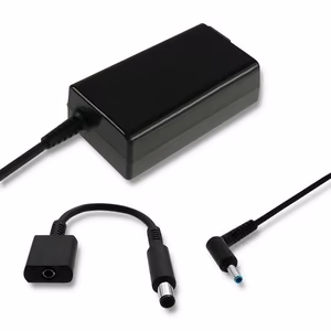 Qoltec 51728 toiteadapter HP | 65W | 19V | 3.33A | 4.5*3.0+pin | adapter 4.5*3.0+pin/7.4*5.0+pin | toitekaabel