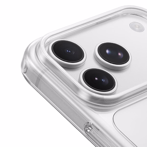 AmazingThing Minimal põrutuskindel ümbris 3 objektiivile mudelile iPhone 18 Pro Max – värv: läbipaistev