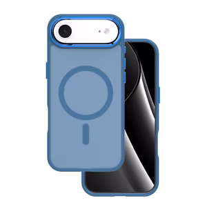 Frozen Mag ümbris for iPhone 17 Air 6,6" tumesinine