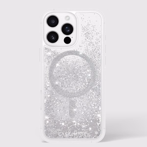 Case-Mate Waterfall MagSafe ümbris seadmele iPhone 16 Pro Max, hõbedane