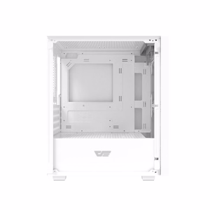 Darkflash M305 arvutikorpus ilma ventilaatoriteta (valge)