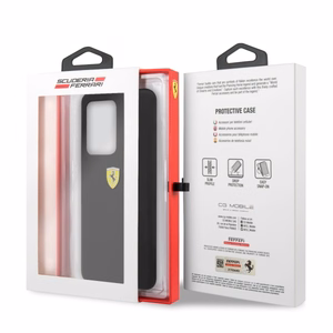 Ferrari жёсткий чехол FESSIHCS69BK S20 Ultra G988 чёрный/чёрный Silicone