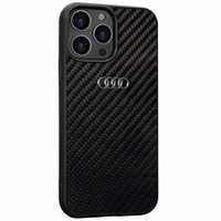 Audi Carbon Fiber iPhone 13 Pro Max 6.7" must/must hardcase AU-TPUPCIP13PM-R8/D2-BK