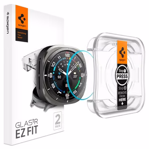 Spigen Glas.TR EZ Fit Karastatud klaas jaoks Samsung Galaxy Watch Ultra (47mm) - Clear (2-pack)