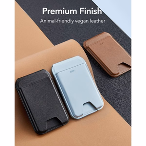 ESR Classic RFID-kaitsega MagSafe magnetiline telefoni kaarditasku koos toega – must