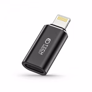 Adapter Tech-Protect UltraBoost must sisend: Type-C / väljund: Lightning