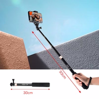 Tech-Protect GA100 Monopad & Selfie Stick jaoks GoPro / DJI - must