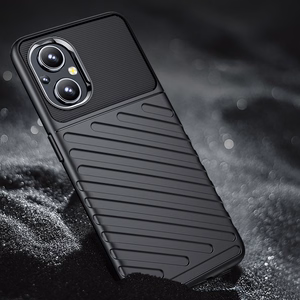 Thunder Case paindlik soomustatud kate OnePlus Nord N20 5G jaoks must