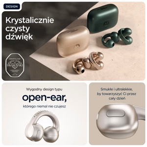 Motorola moto buds loop kõrvaklapid juhtmevabad kõrvale klammerduvad kõned/muusika/sport/igapäevane Bluetooth beež