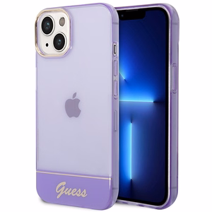 Guess Translucent iPhone 14 6.1" Ümbris - lilla