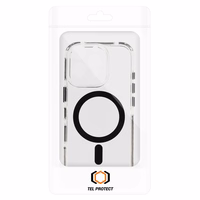 Tel Protect Strap Clear Ümbris jaoks Iphone 15 Pro must