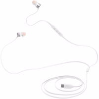 Wire earphones USB C JBL Tune 310C valge